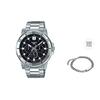 Casio Мужские Черные Часы MTP-VD300D-1E-
