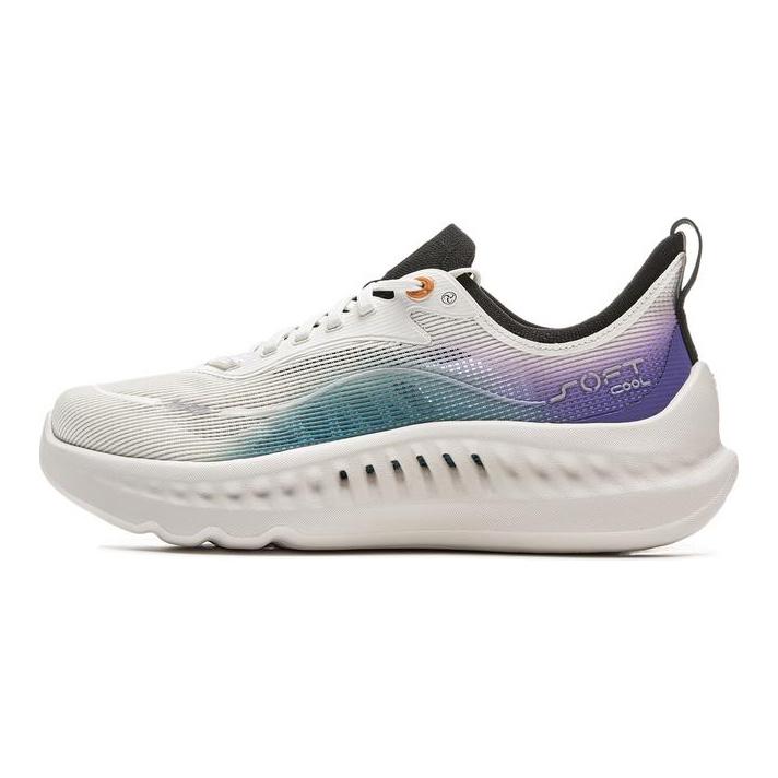 Li Ning SOFT COOL 2 Амортизация Устойчивость к истиранию Дышащие Легкие Низкие Повседневная Обувь Мужская Слоновая кость AGLV009-10