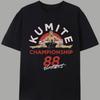 Футболка Kumite 88 Кровавый Спорт 100% Хлопок Круглый Вырез Короткий Рукав Летняя Повседневная Мужская Футболка Streetwear