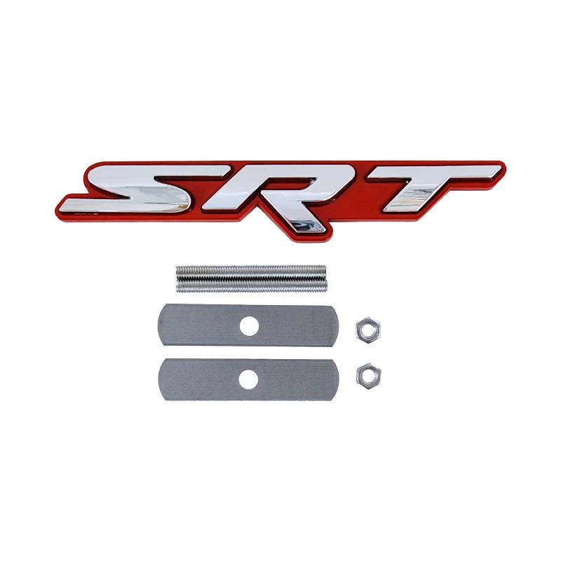 3D Metal Car Front Grille Emblem for SRT Caliber Jcuv Challenger RAM Journey Caravan Charger Durango Nitro Modified Decor