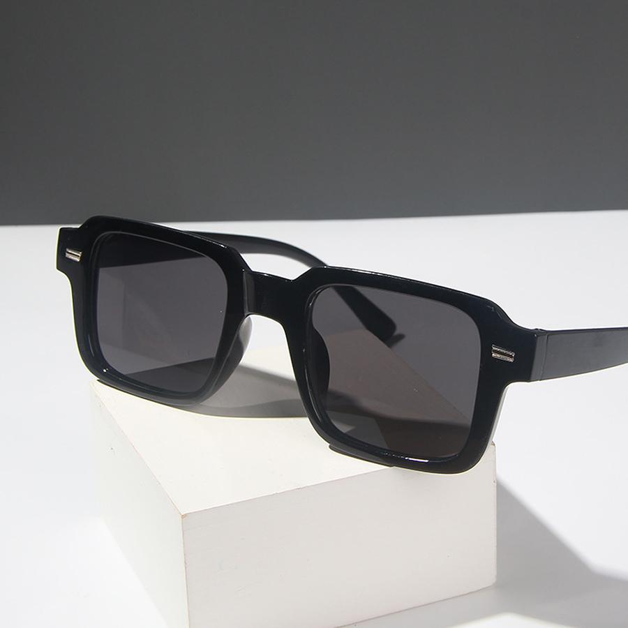 Солнцезащитные очки Box Meter с шипами, женские солнцезащитные очки в стиле ретро для мужчин, минималистичные фотосолнцезащитные очки, модный аксессуар, неполяризованный