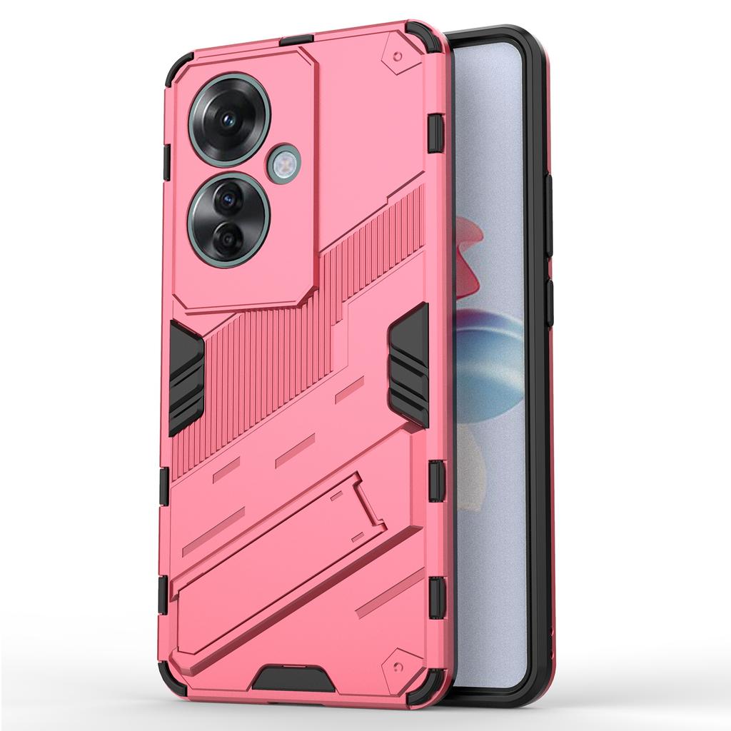 Для Oppo Reno11 F 5G Kickstand Case PC+TPU противоударный гибридный чехол для телефона