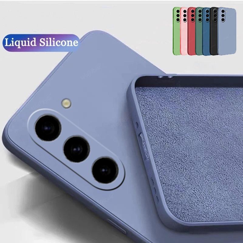 For Samsung A56 Case Cover Samsung A56 Capas Phone Bumper Back New Liquid Silicone Soft Fundas Samsung Galaxy A56 A 56