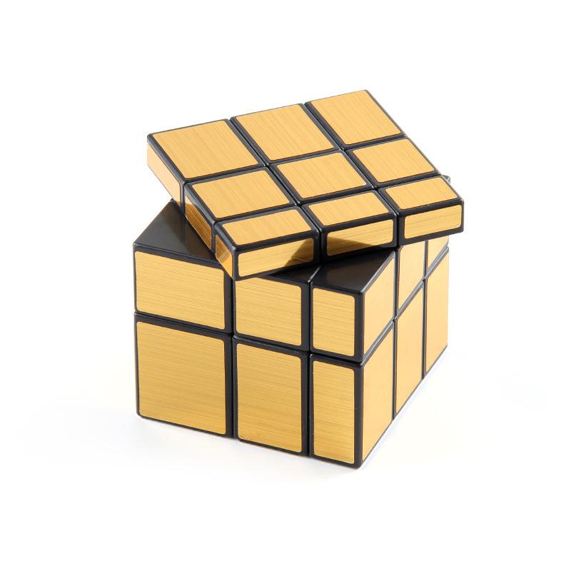P168-11 Third-Order Rubik'S Cube Smooth Rotation 5.7Cm Special-Shaped Mirror Rubik'S Cube Children'S Science And Education Puzzle Rubik'S Cube Toy