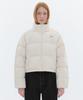Oioi Collection Фирменная укороченная пуховая куртка_Слоновая кость