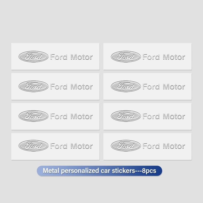 For Ford Car Metal Colourful Stickers Personalised Car Emblem Sticker Escort KA Flex Everest KA Expedition Falcon Fusion qa14