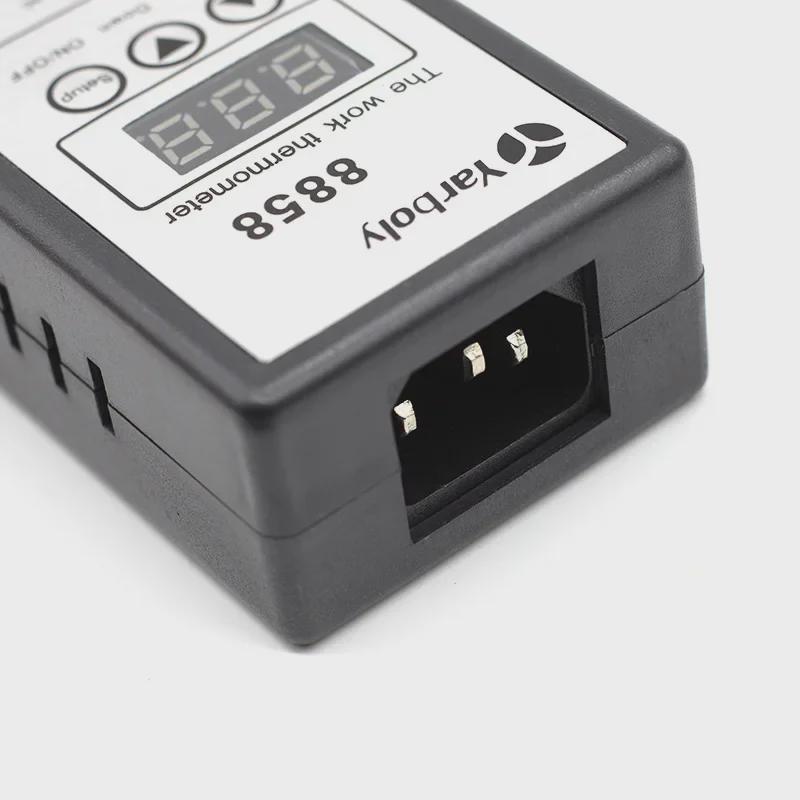 8858 Портативный микрокомпьютерный термофен, инструмент для сварки тягой и дутьем