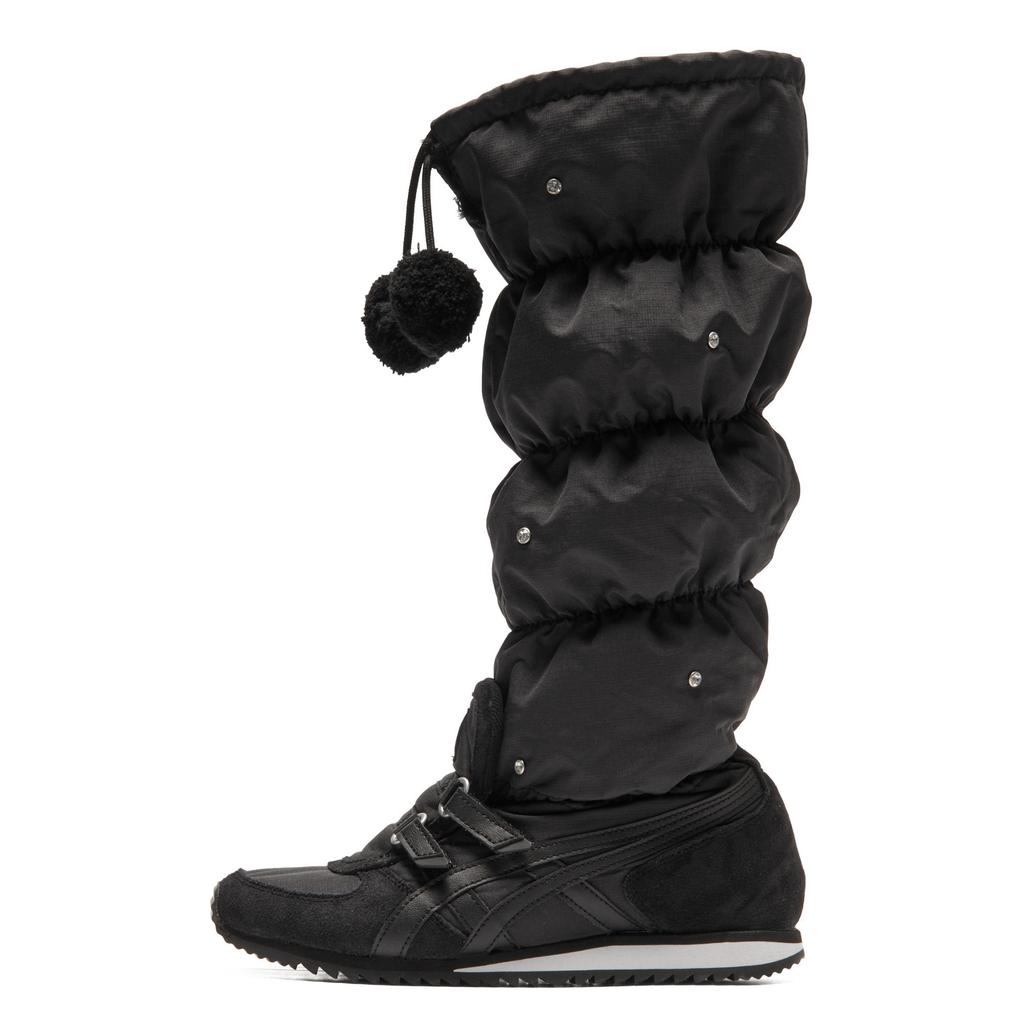 ONITSUKA TIGER Winter Heaven Fashion Универсальные Теплые Высокие Повседневные Кроссовки Женские черные 1182A676-001