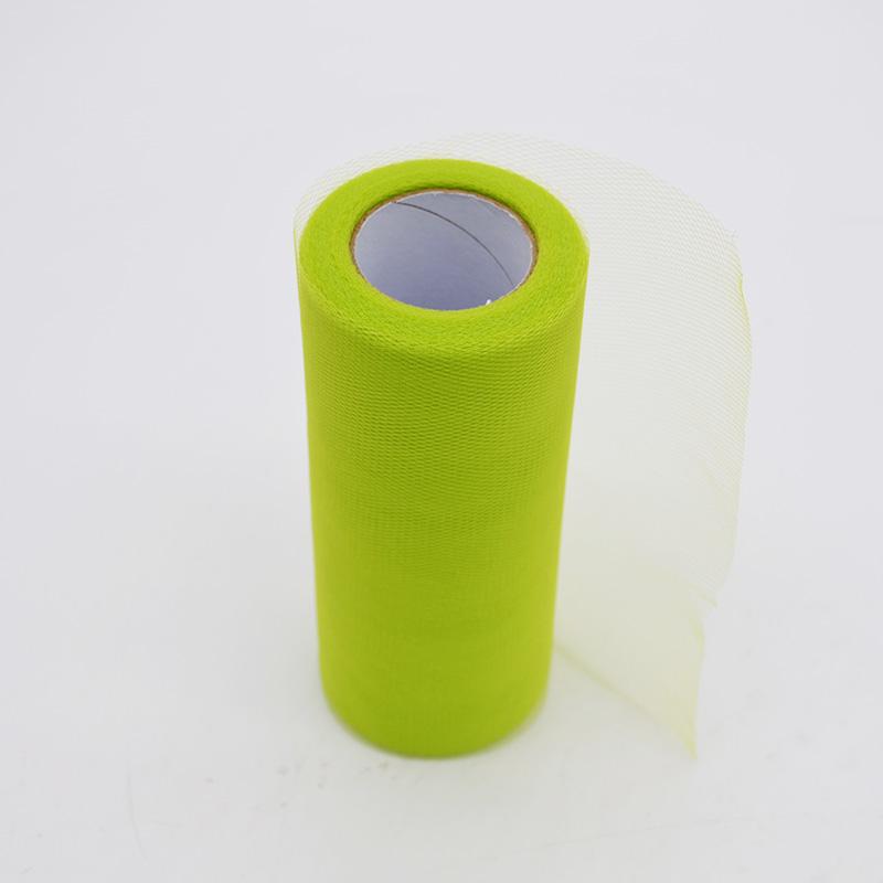 25 ярдов/партия 6 дюймов рулон тюля для свадебного украшения пачка катушка ремесло день рождения вечеринка детский душ свадебный декор принадлежности