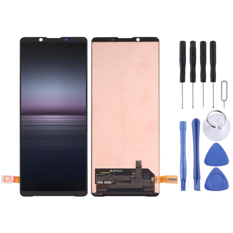 Mobile Phone LCDs Original OLED LCD Screen for Sony Xperia 1 II with Digitizer Full Assembly