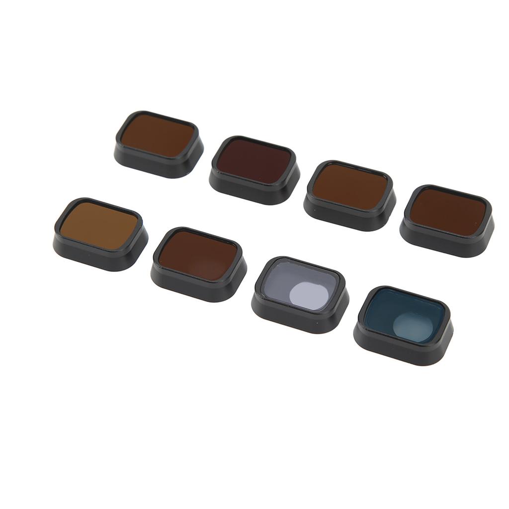 8Pcs Drone Camera Lens Filter Aluminum Alloy CPL ND8 ND16 ND32 ND64 ND256 ND1000 Night for Mini 3