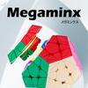 FAVNIC Megaminx/Magic Tower Magic Cube, Cute 3x3x3 Magical Cube, Competition Puzzle, Knowledge Toy (Megaminx Stickerless Version)