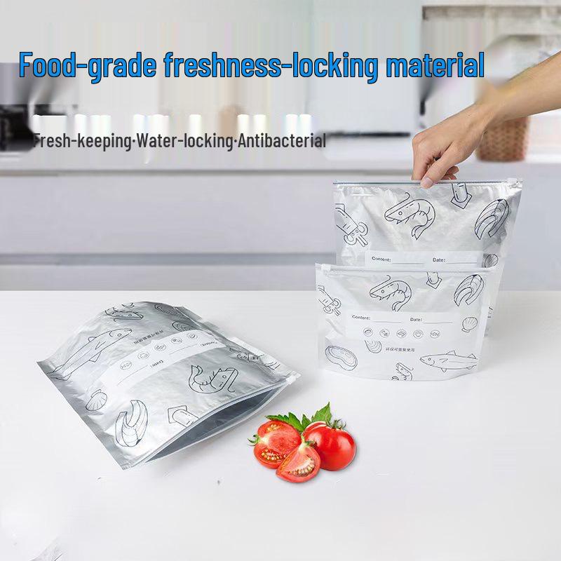 Запечатываемые японские пакеты из титановой фольги для сохранения свежести: Непроницаемый для запахов, пищевой для холодильника/морозильника
