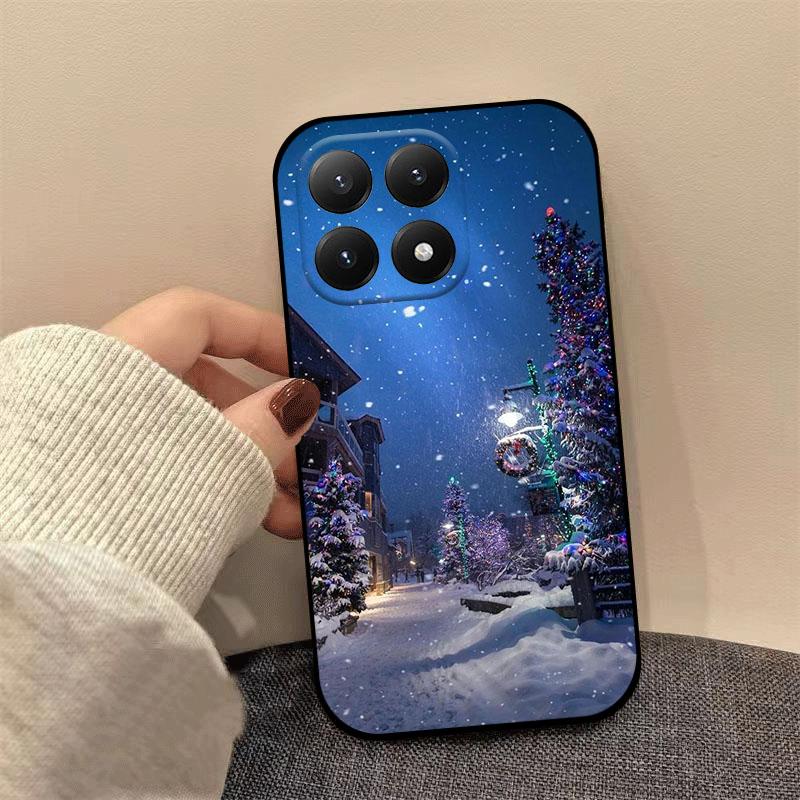 Рождественская живопись Мягкий ТПУ Силиконовый чехол Для Xiaomi 15T 14T 12T Pro 13T 12T 11T 10T Pro Ударопрочный чехол для телефона Противоударный Funda