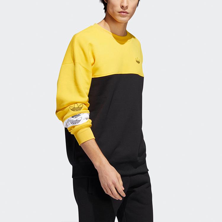 Adidas Толстовка Originals Rivalry Crew Мужские топы Желтый DZ9137