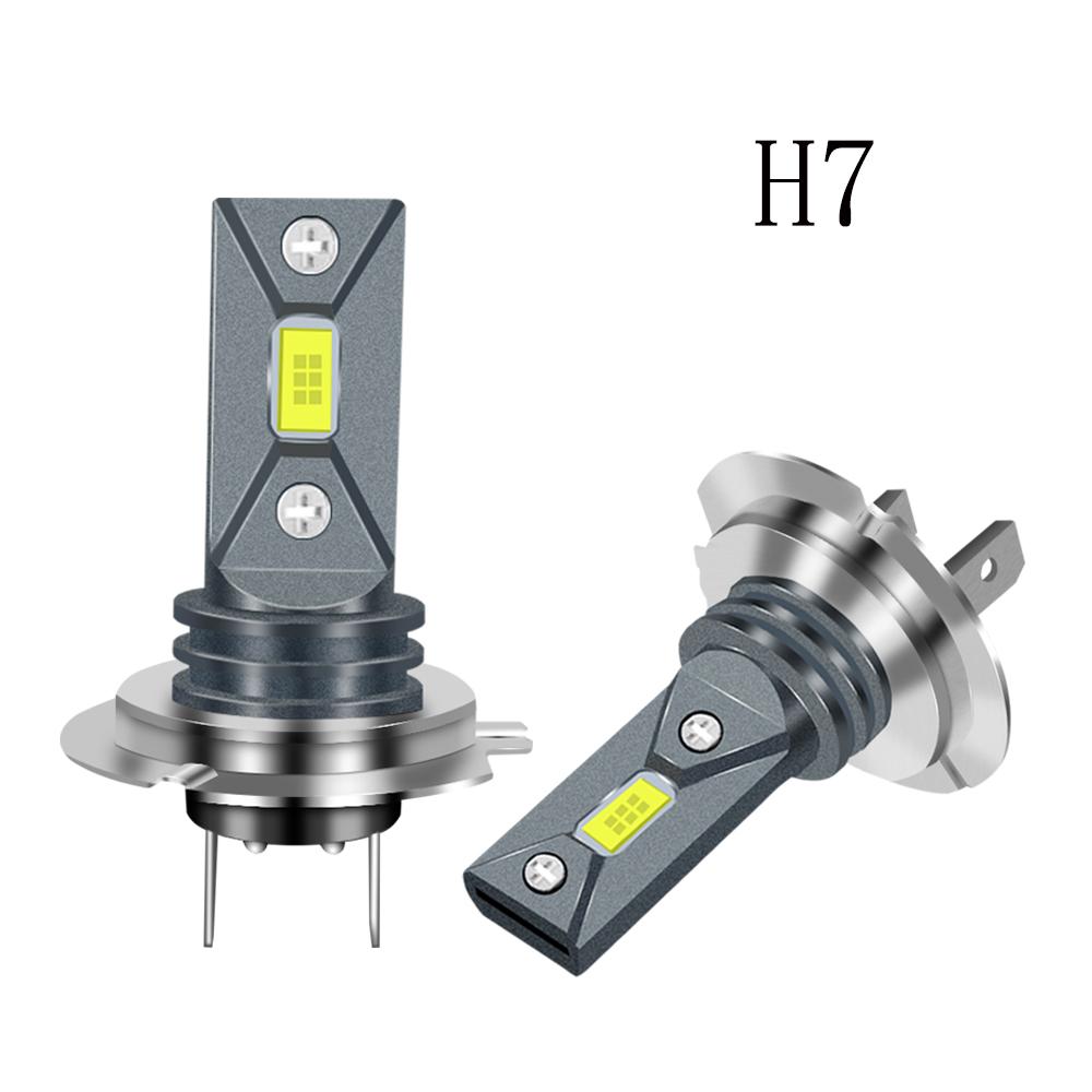 2Pcs H7 Led Car Headlight Bulb H4 H16 H8 H9 H1 H3 Auto Led Fog Light Lamp 9005 9006 Driving Front Light Headlamp High Power 12V