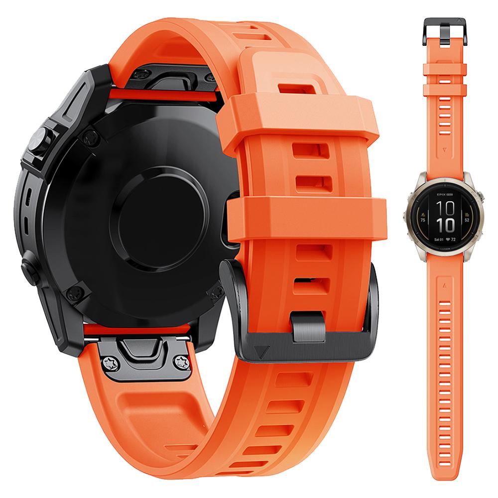 Ремешки QuickFit 20 мм для часов Garmin Fenix 7S Pro Solar/6S 5S Plus, силиконовый ремешок для Garmin Epix Pro/S70 42 мм/Descent Mk2S