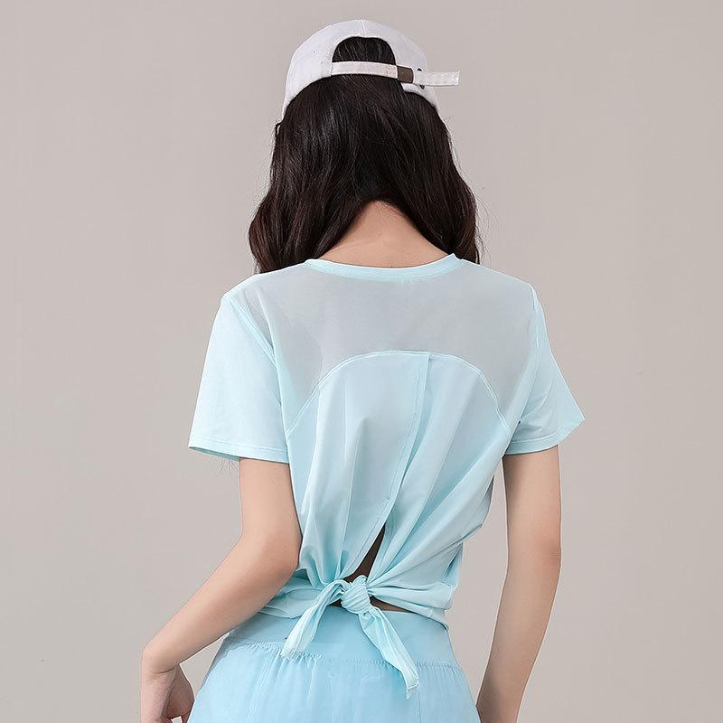 Женский летний комплект спортивной одежды быстросохнущий для бега, бадминтона, тенниса, йоги - юбка и топ маленьких размеров