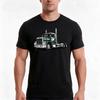Trucker Tshirt Summer Casual Cotton Tee Oversized Streetwear Tops Vintage Graphic Print Loose Fit Short Sleeve 100 Cotton