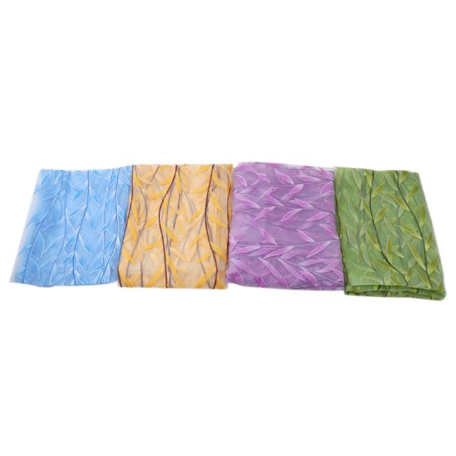 Занавески из пряжи с рисунком «Ива», затемняющие, для окна, светофильтрующие, домашнее украшение для гостиной, спальни, столовой, мягкое полупрозрачное оконное убранство