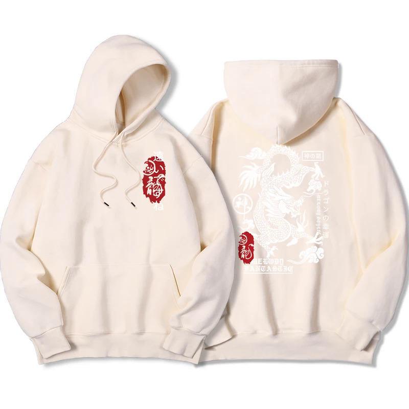The Harajuku Dragon Funny Pattern Hoodie