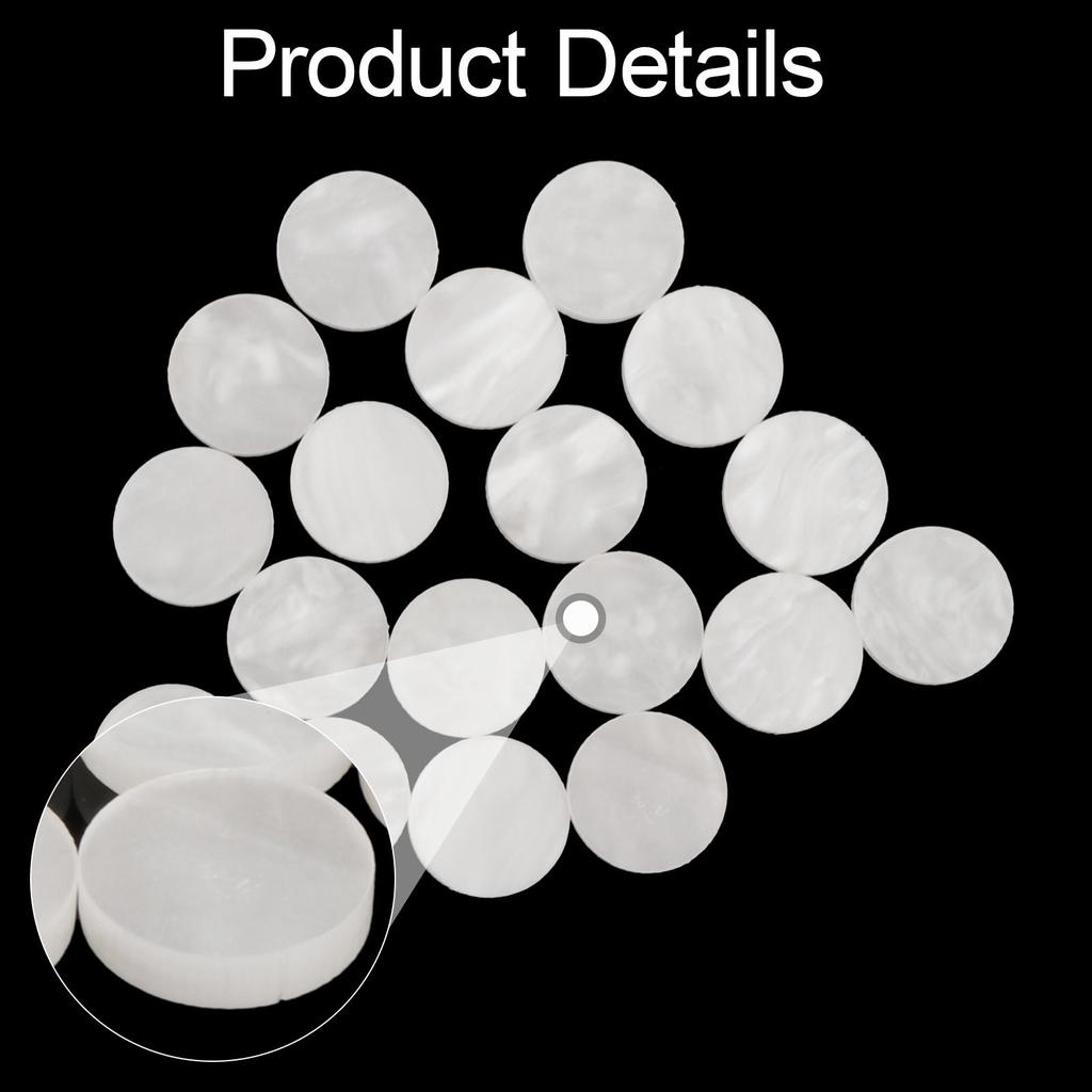 18 Pieces Pool Table Marker Dots Professional for Billiards Practice Pool Table Accessories Snooker Spot for Club Pub Home