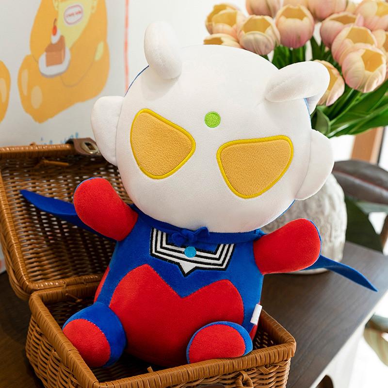 Cute Ultraman Plush Toy Adorable Cartoon Boys Kids Bedtime Pal Gift Birthday