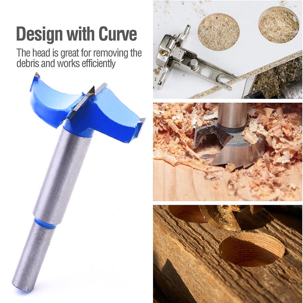 Сверло Форстнера, расточная кольцевая пила, набор твердосплавных наконечников, 15-100 мм