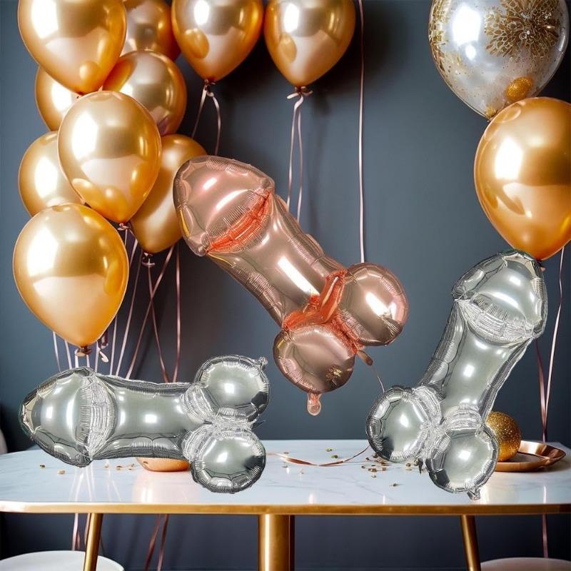 Bachelorette Party Balloon Set,10Pack Unique Bridal Shower Decor,Inflatable Bachelorette Party Games Toy,Funny Gag Gifts for Engagement