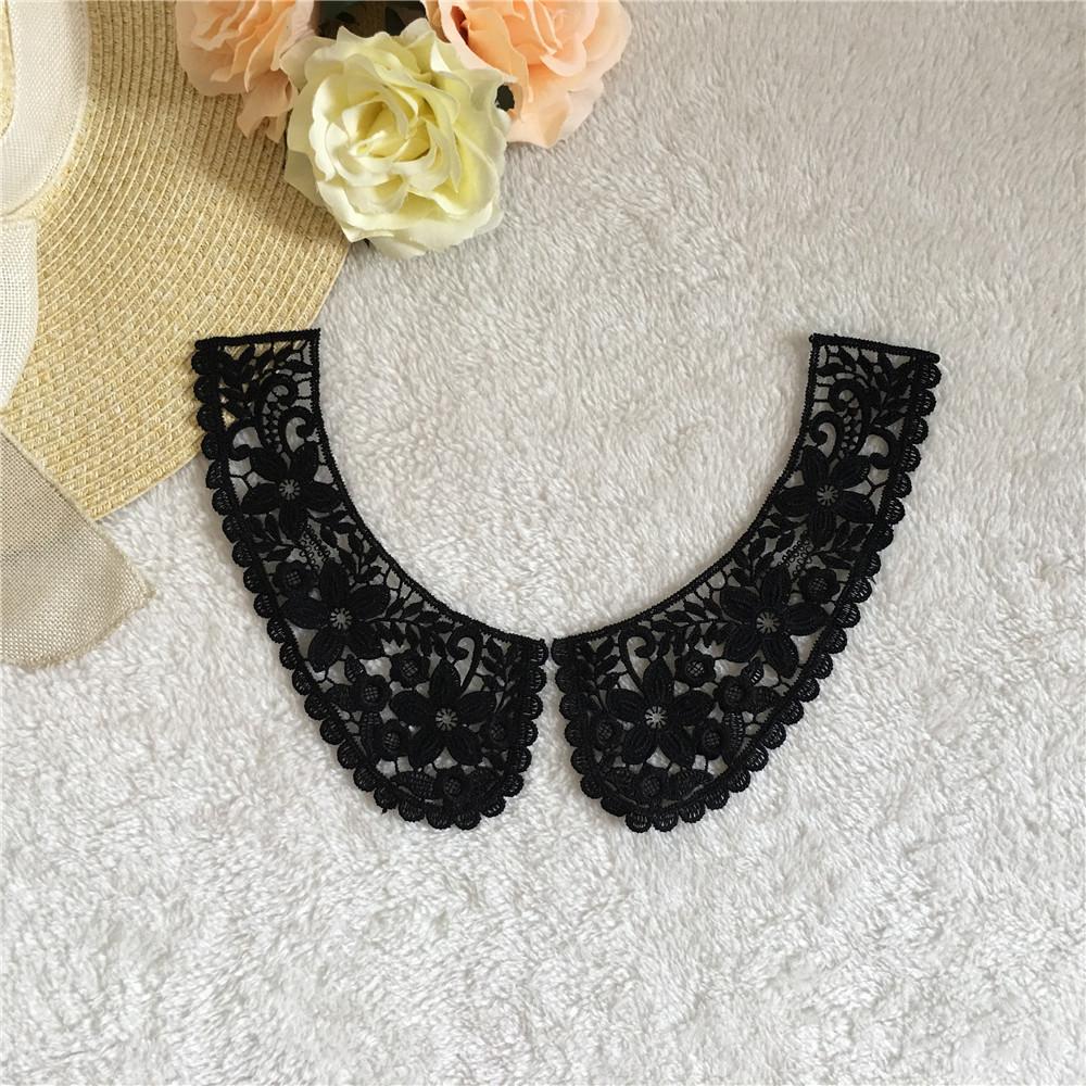 Clothing Accessories Milk Silk Hollow Lace Embroidery Diy Collar Sewing Lace Clothes Neckline Accessories Decoration