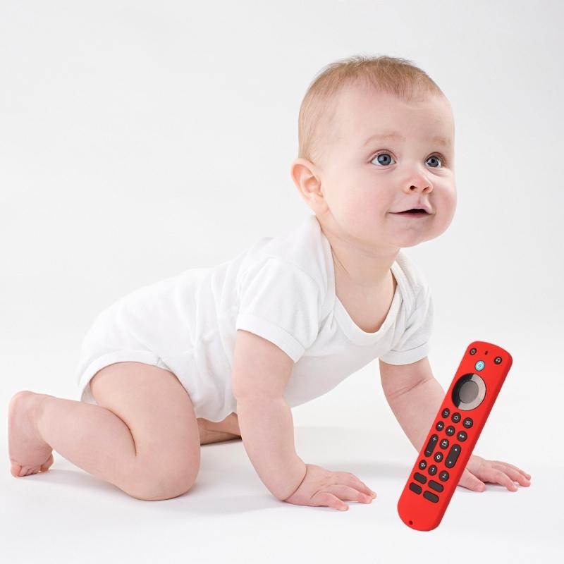 Совместимый с силиконовым чехлом для голосового пульта Alexa, ударопрочный, 360° защитная мягкая крышка-кожух, нескользящая, пылезащитная