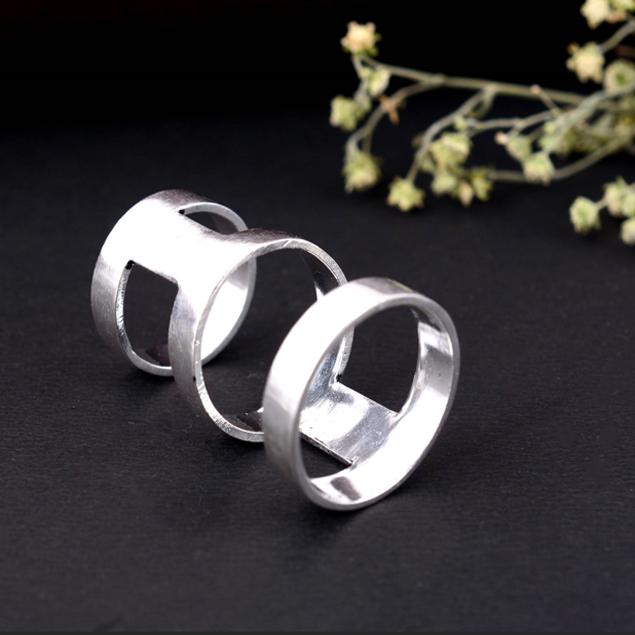 Adjustable Sterling Silver Therapy Ring Arthritis Splint for Thumb and Finger Joint Pain Relief Healing Support Jewelry Gift