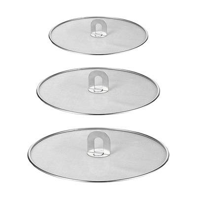 Экран от разбрызгивания масла, противоскользящий, из нержавеющей стали, защита от разбрызгивания масла, сковорода, крышка для защиты от масла, сетчатый фильтр для кастрюли, кухонный инструмент для приготовления пищи