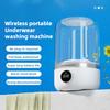 Портативная мини-стиральная машина для белья, стиральная машина большой емкости, перезаряжаемая ультразвуковая стиральная машина, беспроводная стиральная машина