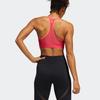 Adidas Спортивный бюстгальтер средней интенсивности для тренировок, женское нижнее белье, цвет Energy-Pink GK0299
