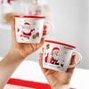 Cute Cartoon Christmas Ceramic Cup Coffee Cup Santa Mug Creative Water Cup