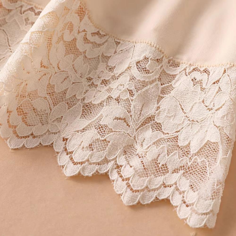 Антибликовая нижняя юбка с кружевом, базовая нижняя юбка, модная полупрозрачная юбка-платье, нижняя юбка для женщин