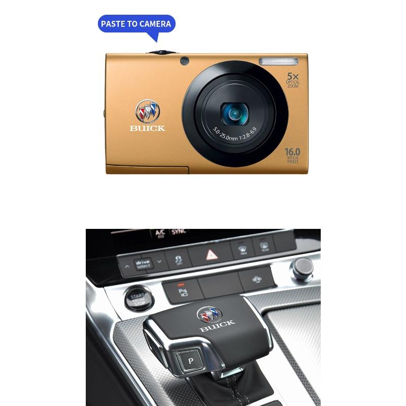 2/5/10 шт. Наклейка с логотипом автомобиля, Наклейки на центральную консоль, Автоаксессуары для Buick Encore Regal Lacrosse Enclave Avenir Cascada GL8 Envision Anthem