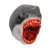 Halloween Horror Shark Latex Mask Shark Fin Costume Megalodon Mask Bloody