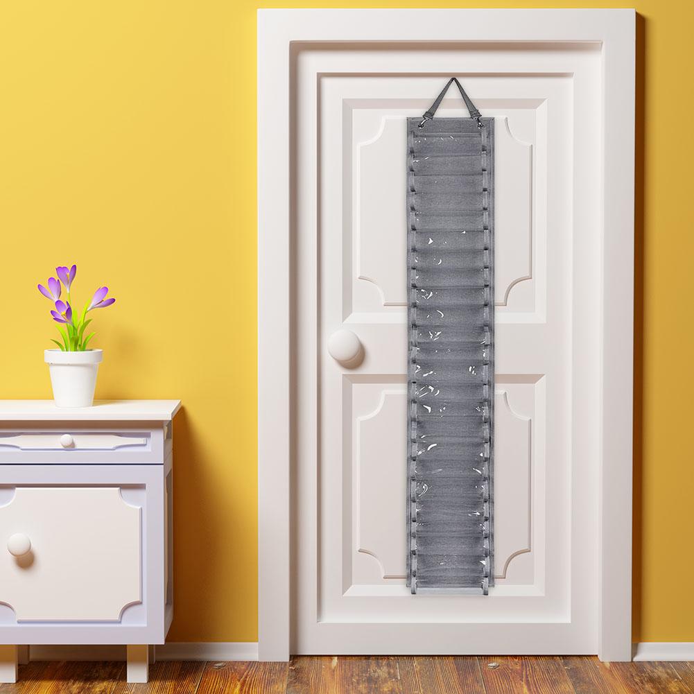 Держатель для рулона винила, 24 отделения, органайзер для винила для рукоделия, стеллаж для хранения, настенное крепление, виниловый органайзер для комнаты для рукоделия, подвесная карманная сумка