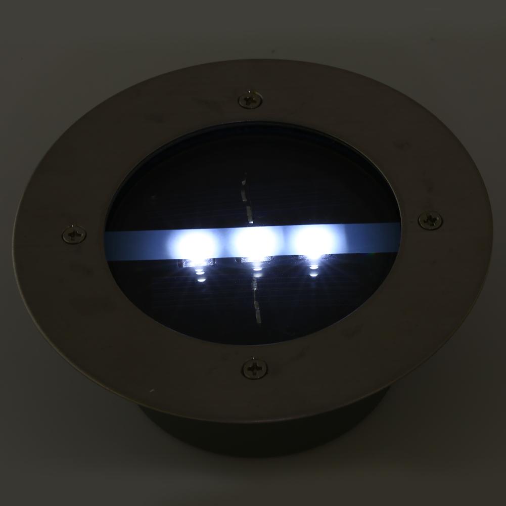 Светодиодный солнечный подземный светильник для сада, настила, освещение