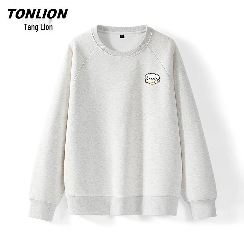 Мужская толстовка TonLion с круглым вырезом, тяжелый вес