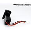 2.1A USB Автомобильное зарядное устройство с двумя USB-портами, встроенная розетка для транспорта T4