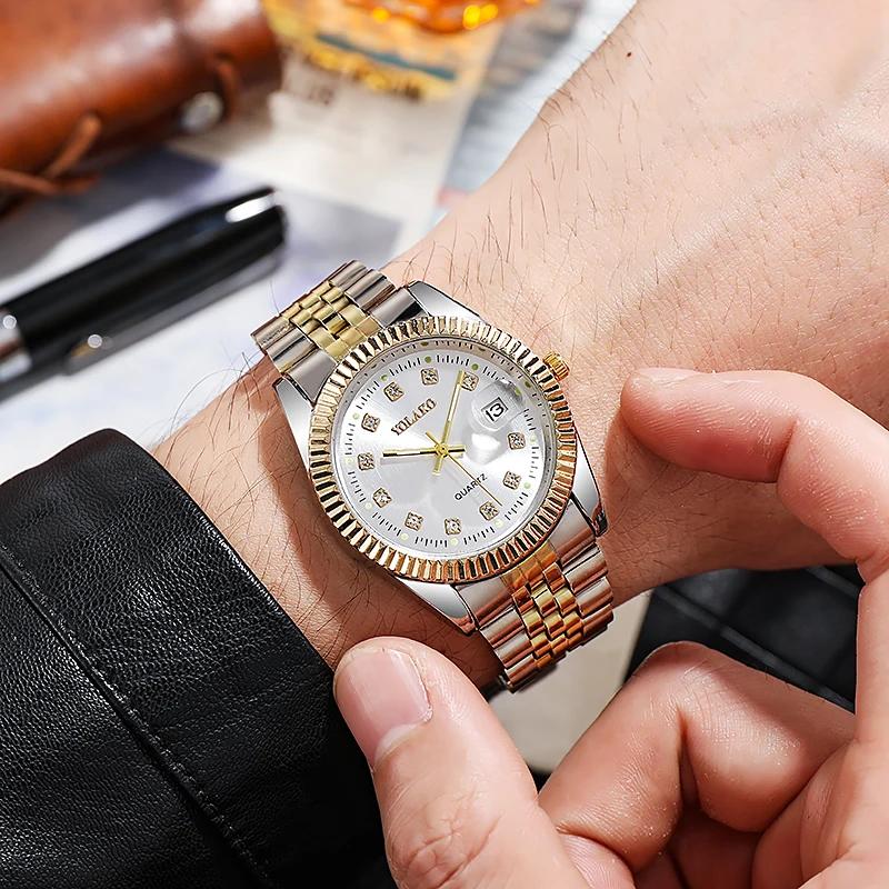 Dropshipping Best Selling Products Full Steel Men Quartz Watches Luxury Brand Top Quality Zegarek Meski Relógios Masculino