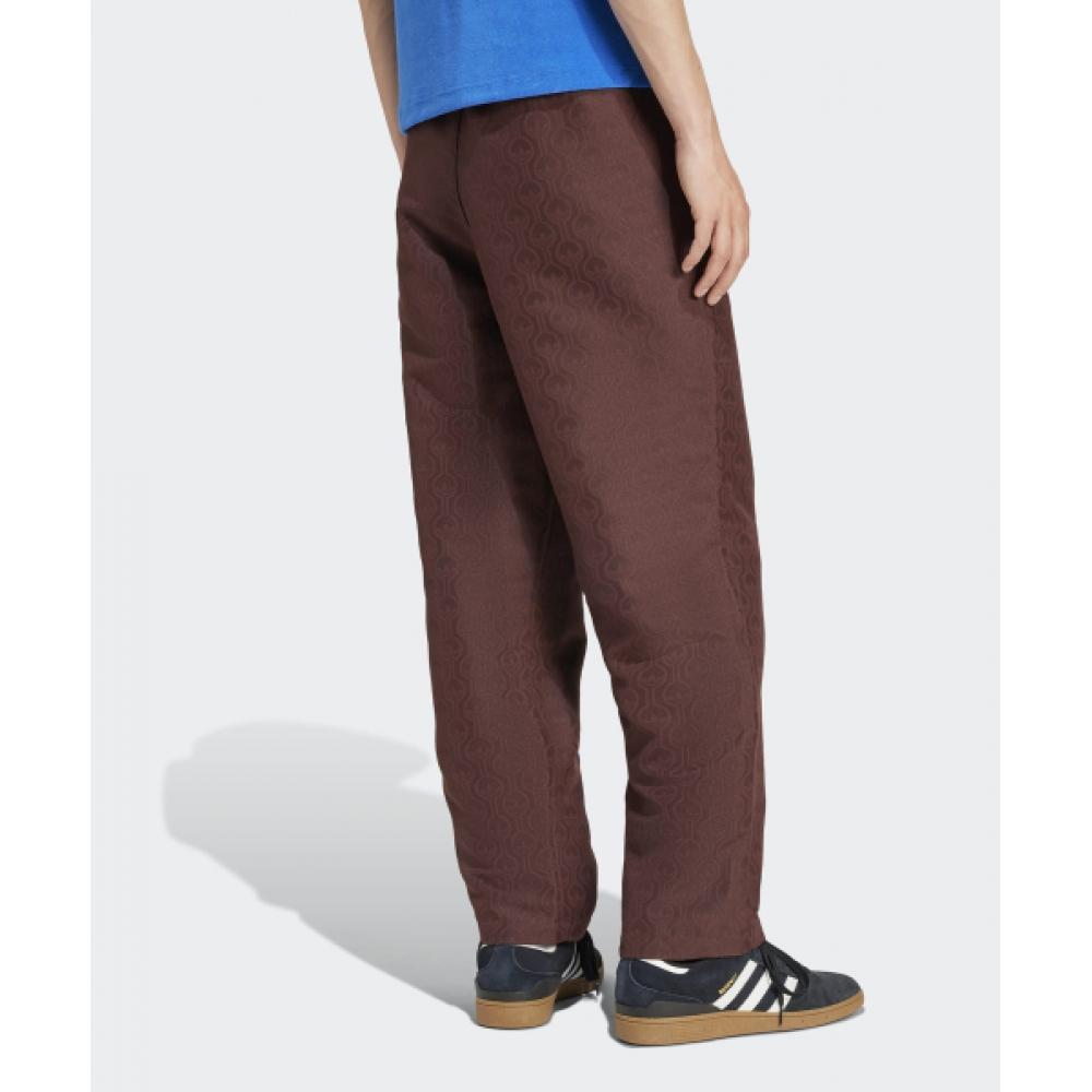 Adidas 70s Club Pants   Brown Blue  Jn5970