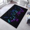 3D Geometric Cube Pattern Game Room Rug, Colorful Non-Slip Floor Mat for Gaming Room, Bedroom  Living Room, Esports Area Carpet
