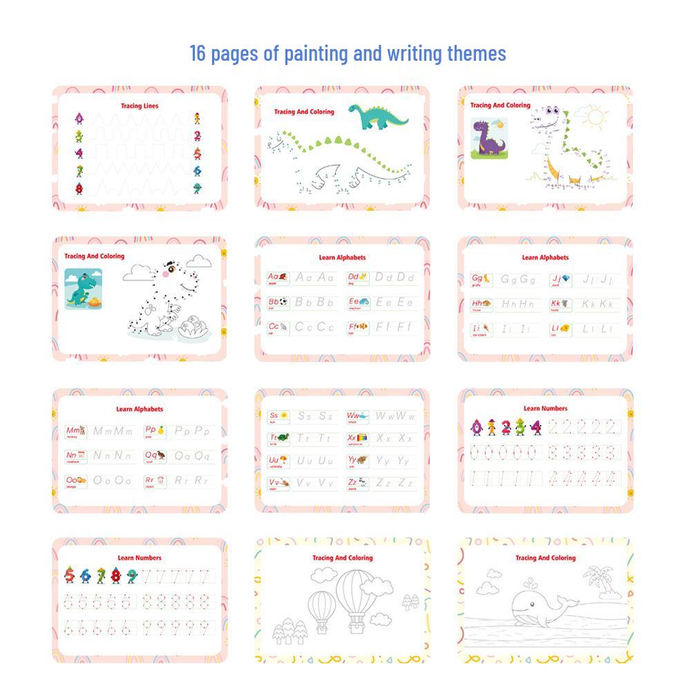 Children's Interactive Educational Quiet Book: Tear, Paste, and Puzzle Activities