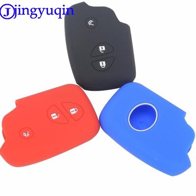 Jingyuqin Remote 3 кнопки для Lexus CT200h ES 300h IS250 GX400 RX270 RX450h RX350 LX570 автомобильный стайлинг ключ силиконовый чехол брелок