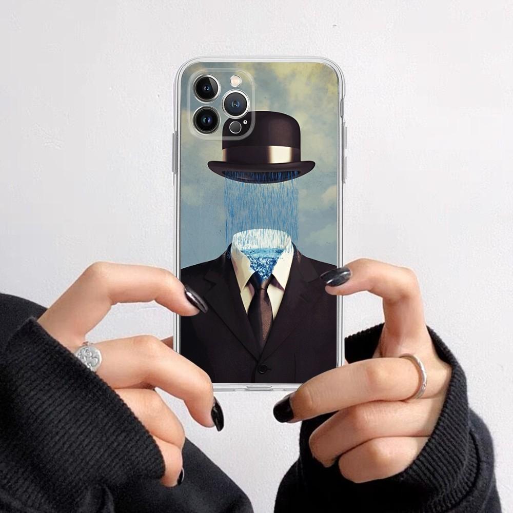 Чехол для телефона Рене Магритта Для iPhone 15 14 11 12 13 Mini Pro XS Max Чехол 6 7 8 Plus X XR SE 2020 Funda Shell