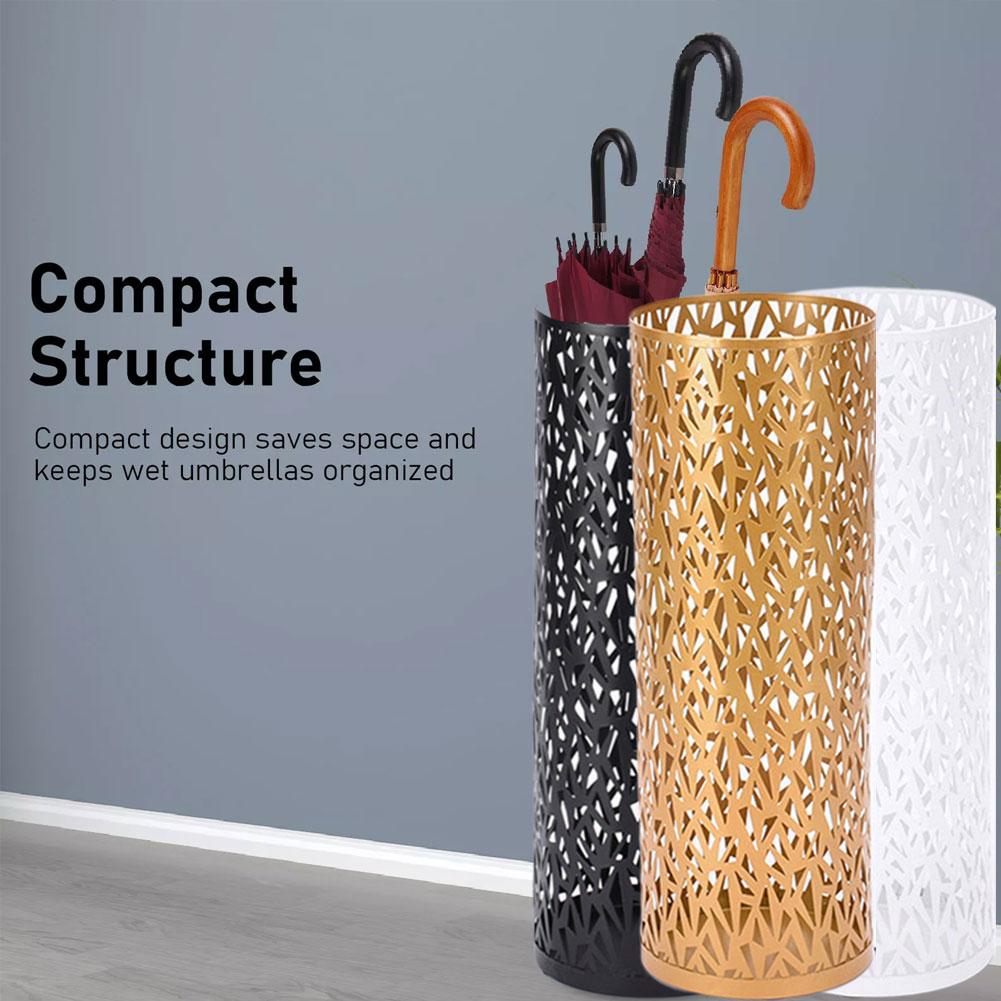 Стильный металлический держатель для зонта с экономящим пространство дизайном для домашнего порошка идеального качества или офисного V8N9